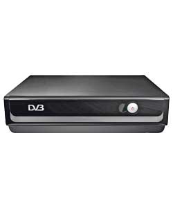 Alba Single SCART Set Top Box - Black