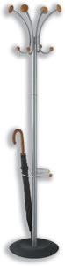 Stily Hat and Coat Stand Tubular Steel with