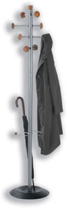 Timby Hat and Coat Stand Tubular Steel with