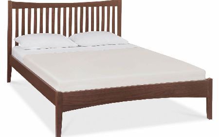 ALBA Walnut Low Footend Bedstead - Double or