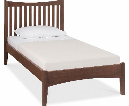 ALBA Walnut Low Footend Single Bedstead