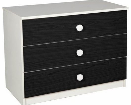 Albany Bedside Table Black 1 Door Kids Bedroom Cabinet Night Stand Cupboard Albany
