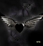 Alchemy Gothic Coeur Noir Pendant