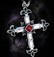 Alchemy Gothic Crux Crystallum Pendant