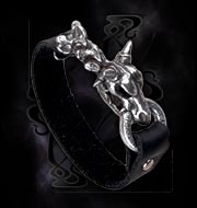 Alchemy Gothic Runering Dragon Strap Bracelet
