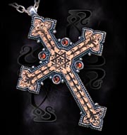 Alchemy Gothic Sable Pentacle Pendant