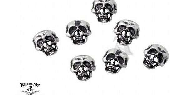 Alchemy Gothic Skull Shirt Buttons Buttons