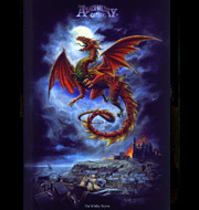 Alchemy Gothic The Whitby Wyrm Textile Poster