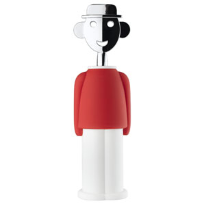 Alessi Alessandro Corkscrew, Red