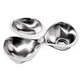 Alessi Babyboop Three Section Hors Dand#39;Oeuvre Tray