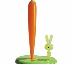 Alessi Bunny and Carrot Kitchen Roll Holder Green