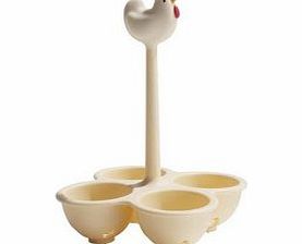 Alessi Coccodandy Egg Cooker White Egg Cooker