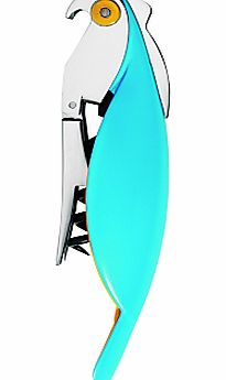 Alessi Parrot Sommelier Corkscrew, Blue