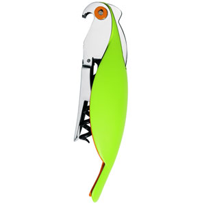 Alessi Parrot Sommelier Corkscrew- Green
