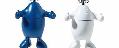 Alessi Peppino Salt and Pepper Grinders Blue