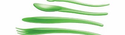 Alessi Zlin Cutlery Set Green Cutlery Set