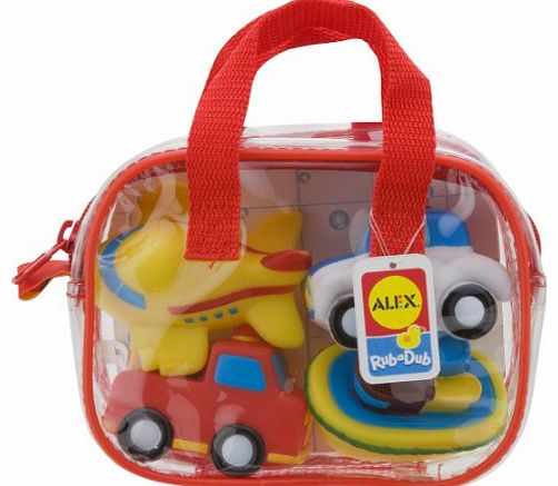 ALEX  Rub a Dub Transportation Squirters for the Tub bath toy