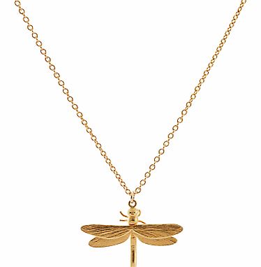 Alex Monroe Dragonfly Necklace, Gold