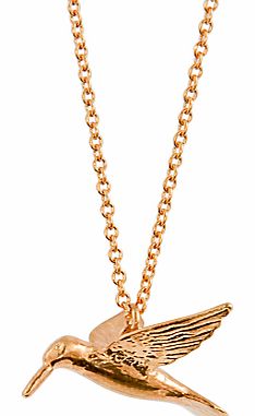 Alex Monroe Gold Hummingbird Necklace