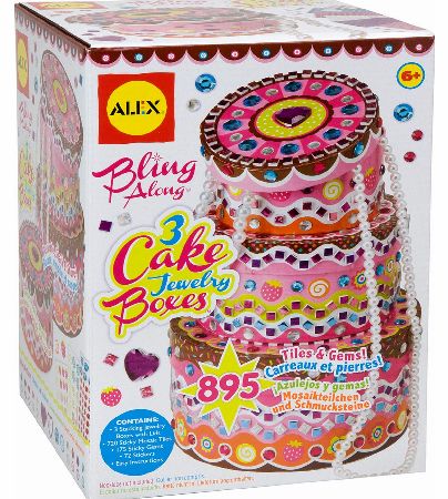 Alex Toys 3 Cake Jewellery Box