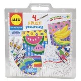 Alex Toys Canvas Paint Activity Kit - 4 Fruit Paintings.