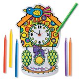Colour a Cuckoo Clock from Alex Toys