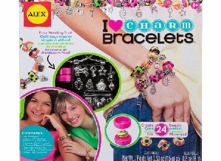 Alex Toys GirlS I Heart Charm Bracelets Craft Kit