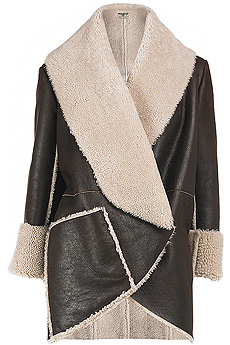 Alexander McQueen Shearling leather jacket
