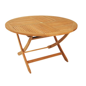 alexander rose Cleveland Teak Round Table - 1.45m