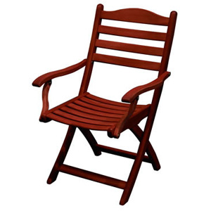 FSC Karri Folding Carver Chair
