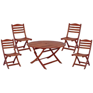 FSC Karri Folding Round Table -