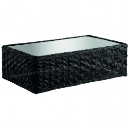 alexander rose Monte Carlo 1m Coffee Table - Black