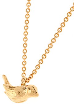 Alexis Dove Gold Plated Small Wren Pendant by Alexis Dove