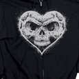 Heart / Skull (zip) Hoodie