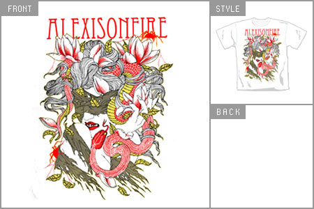 Alexisonfire (Woman Snake) Fitted T-shirt