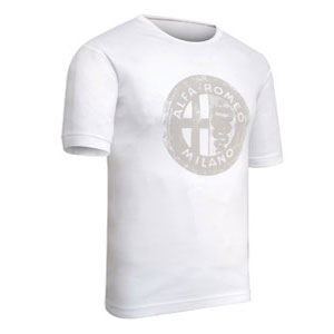 alfa romeo vintage Milano T-shirt - white