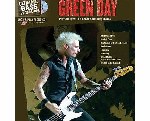 Alfred Publishing Ultimate Bass Play-Along Green Day: Play Along with 8 Great-Sounding Tracks (Authentic Bass TAB) (Book amp; CD): 1 (Ultimate Play-Along)