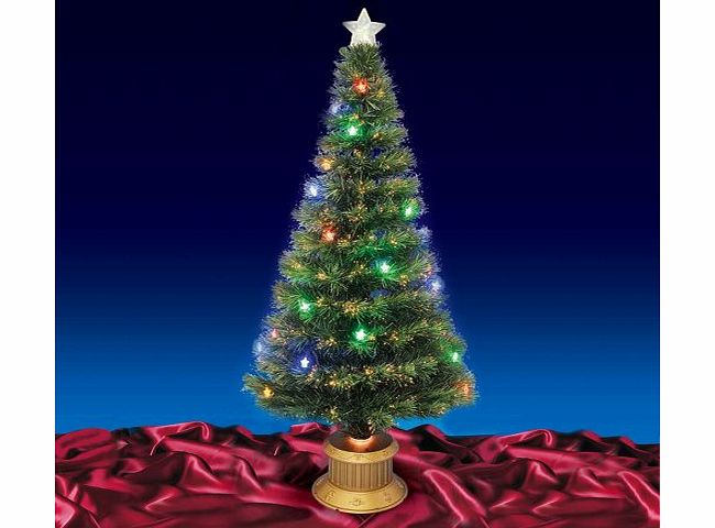ALH Beautiful 5ft 150cm Green Fibre Optic Christmas Tree