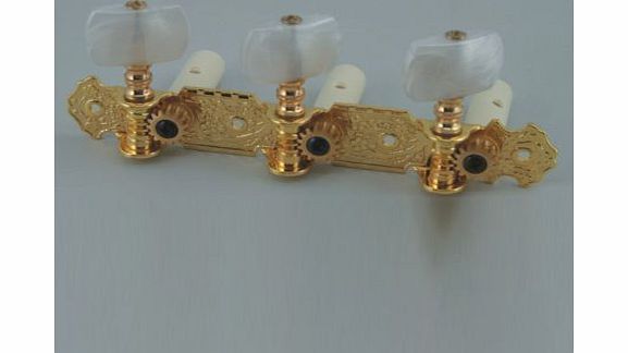 Alice 6 pcs CLASSICAL GUITAR MACHINE HEADS quality tuning pegs gold/pearl