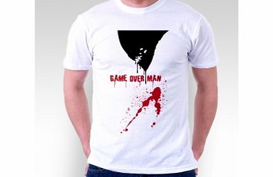 Game Over White T-Shirt Large ZT
