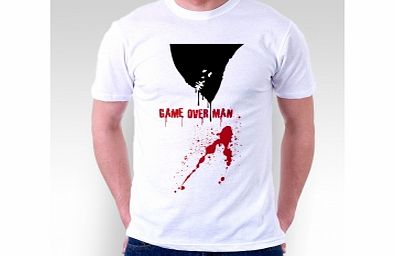 Game Over White T-Shirt Small ZT