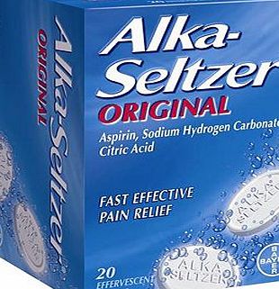 Alka Seltzer Alka-Seltzer Original 20 Effervescent Tablets
