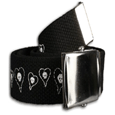 Alkaline Trio Heart Skull Web Belt