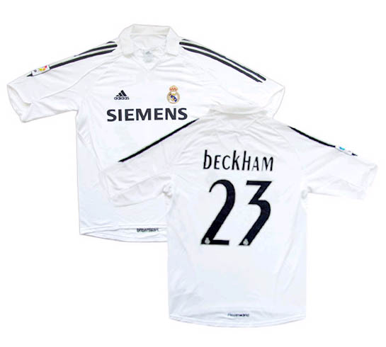 Adidas Real Madrid home (Beckham 23) 05/06