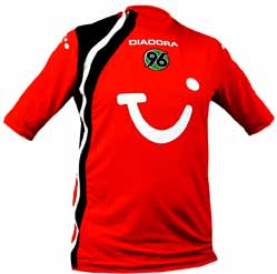 All 05/06 Jerseys Diadora Hannover home 05/06