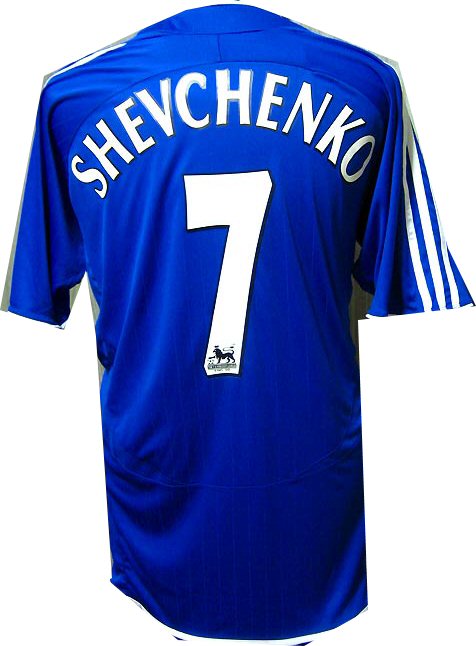 All 06-07 jerseys Adidas 06-07 Chelsea home (Shevchenko 7)