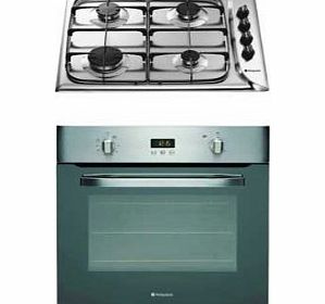 All for you home Hotpoint SHS33X Built-In Electric Oven/G640SX Hob