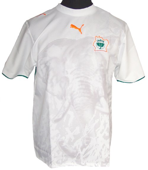 All Jerseys Puma Ivory Coast home 06/08