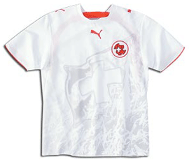 All Jerseys Puma Switzerland away 05/06