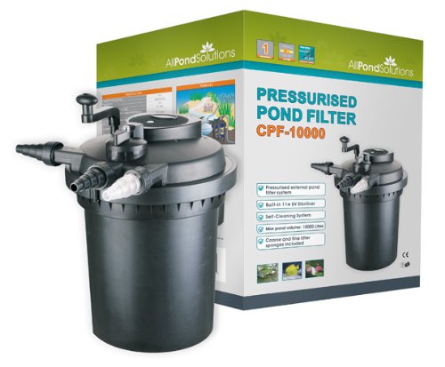 All Pond Solutions Pressurized Koi Pond Filter 10000 with 11w UV Steriliser Light - All Pond Solutions CPF-10000